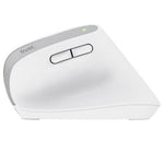 Ratón Vertical Inalámbrico por Bluetooth Trust Bayo+/ Batería Recargable/ Hasta 2400 DPI/ Blanco