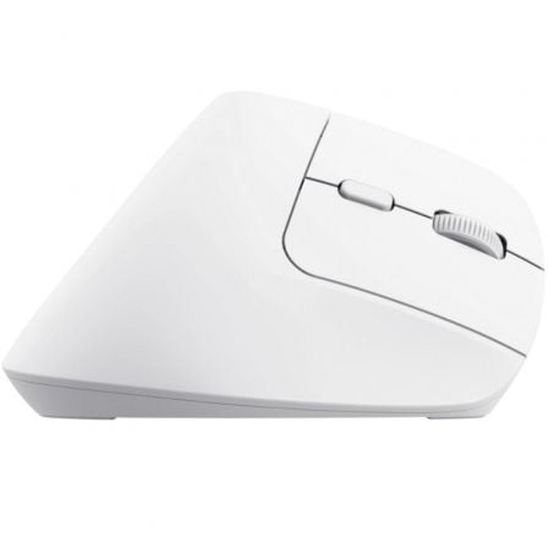 Ratón Vertical Inalámbrico por Bluetooth Trust Bayo+/ Batería Recargable/ Hasta 2400 DPI/ Blanco