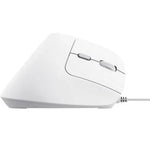 Ratón Vertical Trust Bayo II/ Hasta 2400 DPI/ Blanco - PixelPlaza