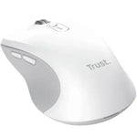 Ratón Ergonómico Inalámbrico Trust Ferro/ Hasta 3200 DPI/ Blanco - PixelPlaza