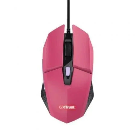 Ratón Gaming Trust Gaming GXT 109 Felox/ Hasta 6400 DPI/ Rosa - PixelPlaza