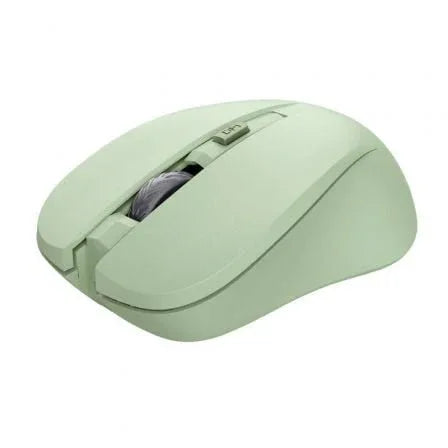 Ratón Inalámbrico Trust Mydo Silent Wireless/ Hasta 1800 DPI/ Verde - PixelPlaza