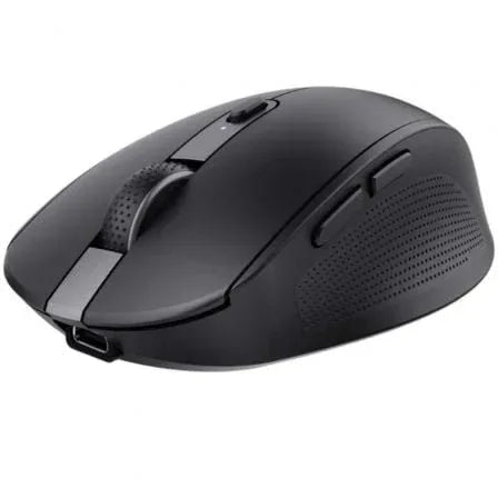 Ratón Inalámbrico por Bluetooth Trust Ozaa Compact Wireless/ Batería recargable/ Hasta 3200 DPI/ Negro - PixelPlaza