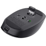 Ratón Inalámbrico por Bluetooth Trust Ozaa Compact Wireless/ Batería recargable/ Hasta 3200 DPI/ Negro - PixelPlaza