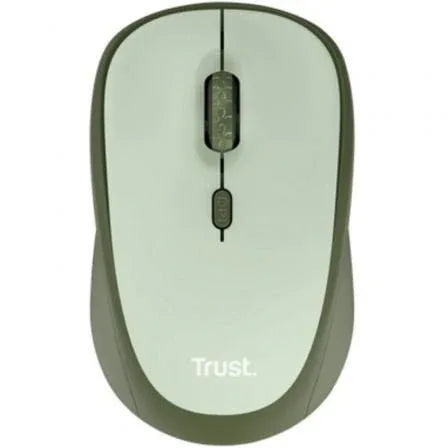 Ratón Mini Inalámbrico Trust Yvi+ Silent/ Hasta 1600 DPI/ Verde - PixelPlaza
