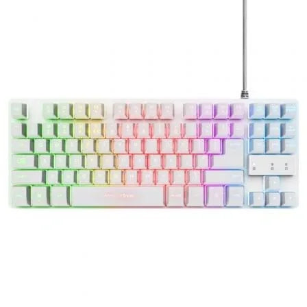 Pack Gaming Trust Gaming GXT 794W/ Teclado RGB + Ratón RGB + Alfombrilla - PixelPlaza