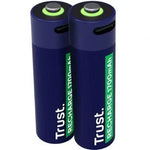 Pack de 2 Pilas AA Trust 25584/ Recargables - PixelPlaza
