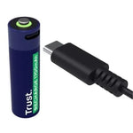 Pack de 2 Pilas AA Trust 25584/ Recargables - PixelPlaza