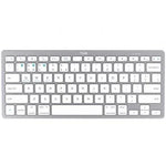 Teclado Compacto Inalámbrico por Bluetooth Trust 24654/ Plata - PixelPlaza