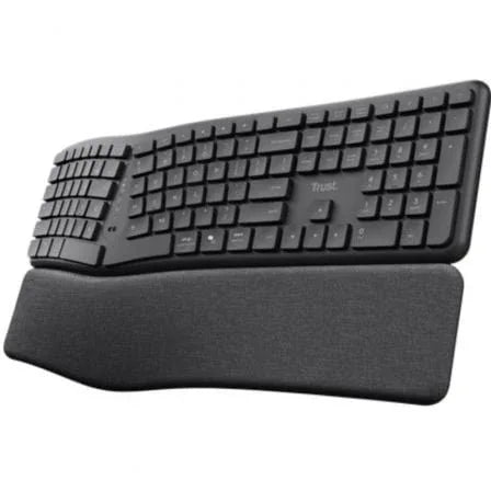 Teclado Inalámbrico por Bluetooth Trust Keyra Multidispositivo Ergonómico - PixelPlaza