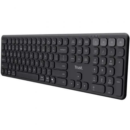 Teclado Compacto Inalámbrico por Bluetooth Trust Vaiya - PixelPlaza