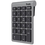 Teclado Numérico Inalámbrico Trust Xalas Wireless/ Plata - PixelPlaza