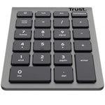 Teclado Numérico Inalámbrico Trust Xalas Wireless/ Plata - PixelPlaza