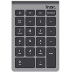 Teclado Numérico Inalámbrico Trust Xalas Wireless/ Plata - PixelPlaza