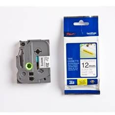 Cinta super adhesiva Brother tzes231 12mm x 8m blanco - negro