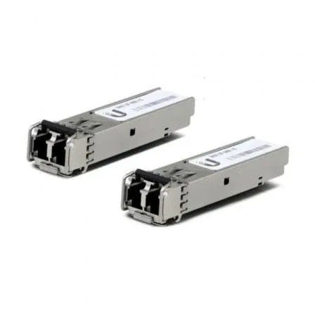 Modulo SFP Transceptor de Fibra Óptica Ubiquiti UACC-OM-MM-10G-D-2/ Pack de 2 - PixelPlaza