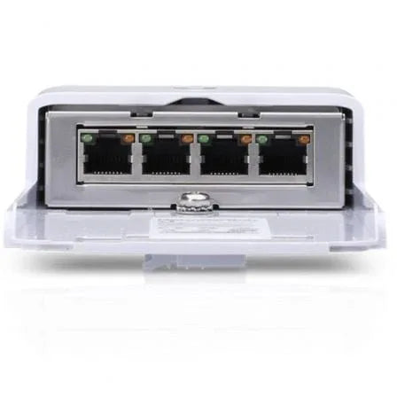 Switch Ubiquiti NanoSwitch N-SW/ 4 Puertos RJ45 10/100/1000 PoE - PixelPlaza