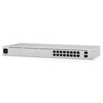 Switch Gestionable Ubiquiti USW-16-POE 16 Puertos/ RJ-45 Gigabit 10/100/1000/ SFP/ PoE+ - PixelPlaza