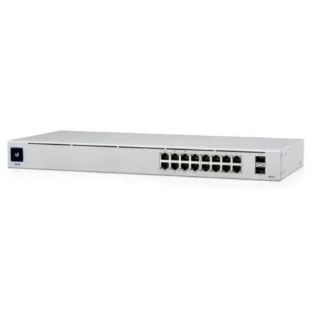 Switch Gestionable Ubiquiti USW-16-POE 16 Puertos/ RJ-45 Gigabit 10/100/1000/ SFP/ PoE+ - PixelPlaza