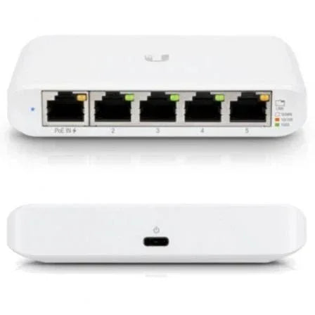 Switch Gestionado Ubiquiti USW-Flex Mini 5 Puertos/ RJ45 10/100/1000 POE - PixelPlaza