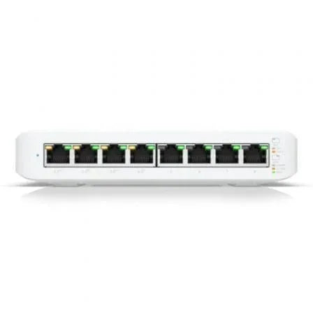 Switch Ubiquiti USW-LITE-8-POE/ 8 Puertos/ RJ45 10/100/1000 PoE - PixelPlaza