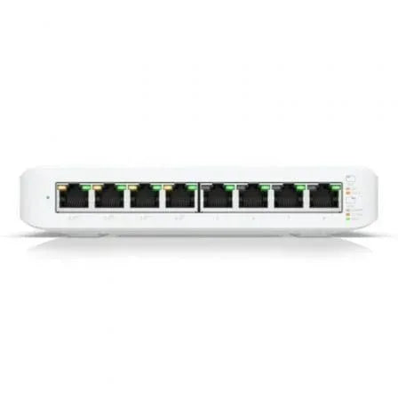 Switch Ubiquiti USW-LITE-8-POE/ 8 Puertos/ RJ45 10/100/1000 PoE - PixelPlaza