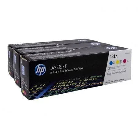 Tóner Original HP nº131A Multipack/ Cian/ Amarillo/ Magenta - PixelPlaza