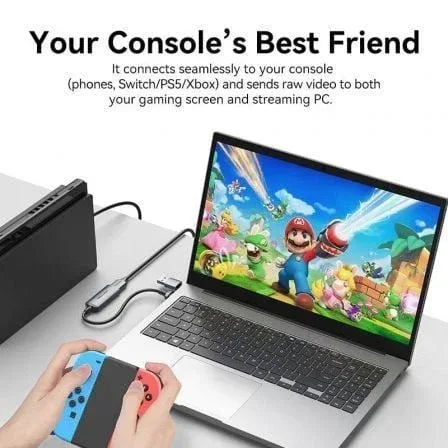 Conversor HDMI 4K 60Hz Vention ACWHA/ HDMI Hembra / USB Macho - USB Tipo-C Macho/ 480Mbps/ 10cm/ Negro - PixelPlaza