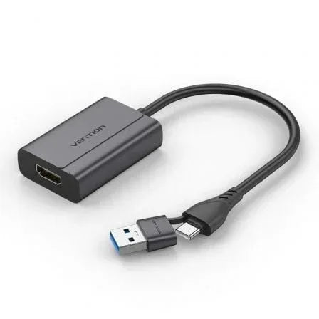 Adaptador Vention ACYHB/ USB Tipo-C Macho/ USB Macho - HDMI Hembra - PixelPlaza