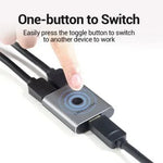 Switch Conmutador 4K HDMI 2.0 Bidireccional Vention AFUH0 HDMI Hembra / 2x HDMI Hembra - PixelPlaza