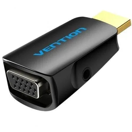 Adaptador Conversor Vention AIDB0/ HDMI Macho a VGA Hembra/ Audio Jack 3.5mm - PixelPlaza