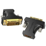 Adaptador HDMI Vention AILB0/ HDMI Hembra - DVI (24+1) Macho - PixelPlaza