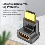 Adaptador HDMI 4K 270º Vention AINB0/ HDMI Macho - HDMI Hembra - PixelPlaza