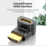 Adaptador HDMI 4K 270º Vention AINB0/ HDMI Macho - HDMI Hembra - PixelPlaza