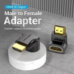 Adaptador HDMI 4K 90º Vention AIOB0/ HDMI Macho - HDMI Hembra - PixelPlaza
