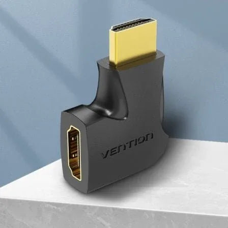 Adaptador HDMI 4K 90║ Vention AIPB0/ HDMI Macho - HDMI Hembra - PixelPlaza