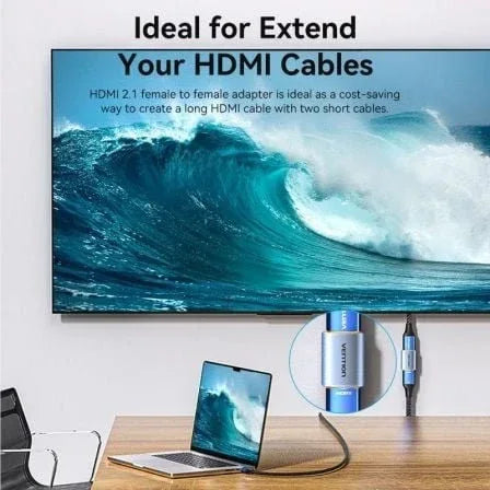 Adaptador HDMI 8K Vention AIUH0/ HDMI Hembra - HDMI Hembra - PixelPlaza