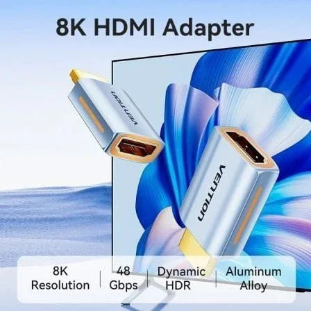 Adaptador HDMI 8K Vention AIVH0/ HDMI Macho - HDMI Hembra - PixelPlaza