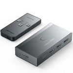Switch Conmutador 8K HDMI 2.1 Vention AKRH0 HDMI Hembra/ 3x HDMI Hembra/ 1x USB Tipo-C DP - PixelPlaza