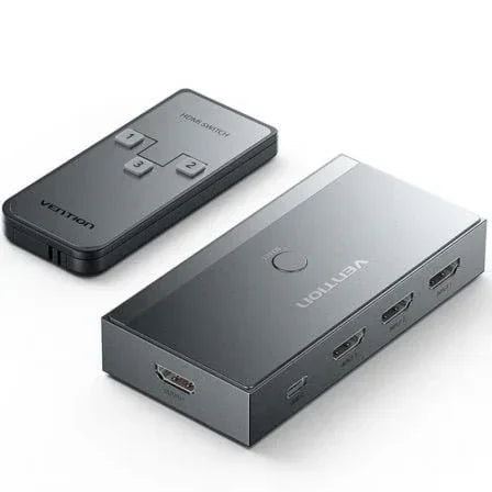 Switch Conmutador 8K HDMI 2.1 Vention AKRH0 HDMI Hembra/ 3x HDMI Hembra/ 1x USB Tipo-C DP - PixelPlaza