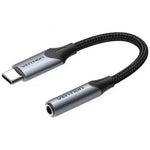 Conversor USB Tipo-C Vention BGJHA/ USB Tipo-C Macho - Jack 3.5 Hembra/ 10cm - PixelPlaza