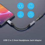 Adaptador Audio Vention BGMHA/ Jack 3.5 Hembra - USB Tipo-C Macho/ 10cm/ Gris - PixelPlaza