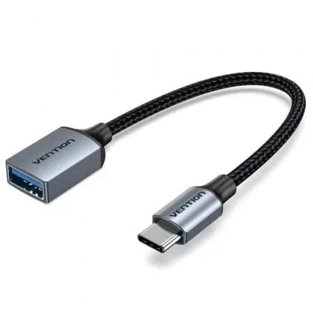 Cable USB 2.0 Tipo-C Vention CCXHB/ USB Tipo-C Macho - USB Hembra/ 15cm - PixelPlaza