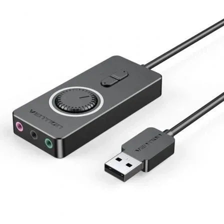 Tarjeta de Sonido Vention CDRBB/ USB Macho - 3x Jack 3.5 Hembra - PixelPlaza