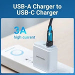 Adaptador USB 2.0 Vention CDWB0/ USB Tipo-C Macho - USB Hembra - PixelPlaza
