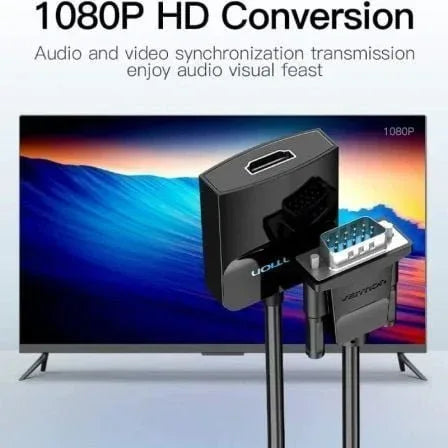 Cable Conversor Vention ACNBB/ VGA Macho - HDMI Hembra/ 15cm/ Negro - PixelPlaza