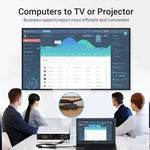 Conversor Vention ACPBB/ HDMI Macho - VGA Hembra/ 15cm/ Negro - PixelPlaza