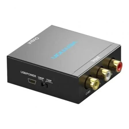 Convertidor RCA a HDMI Vention AEFB0/ RCA Hembra - HDMI Hembra - MiniUSB Hembra - PixelPlaza