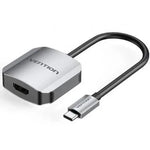 Conversor Vention TDEHB/ USB Tipo-C Macho - HDMI Hembra/ 15cm/ Plata - PixelPlaza