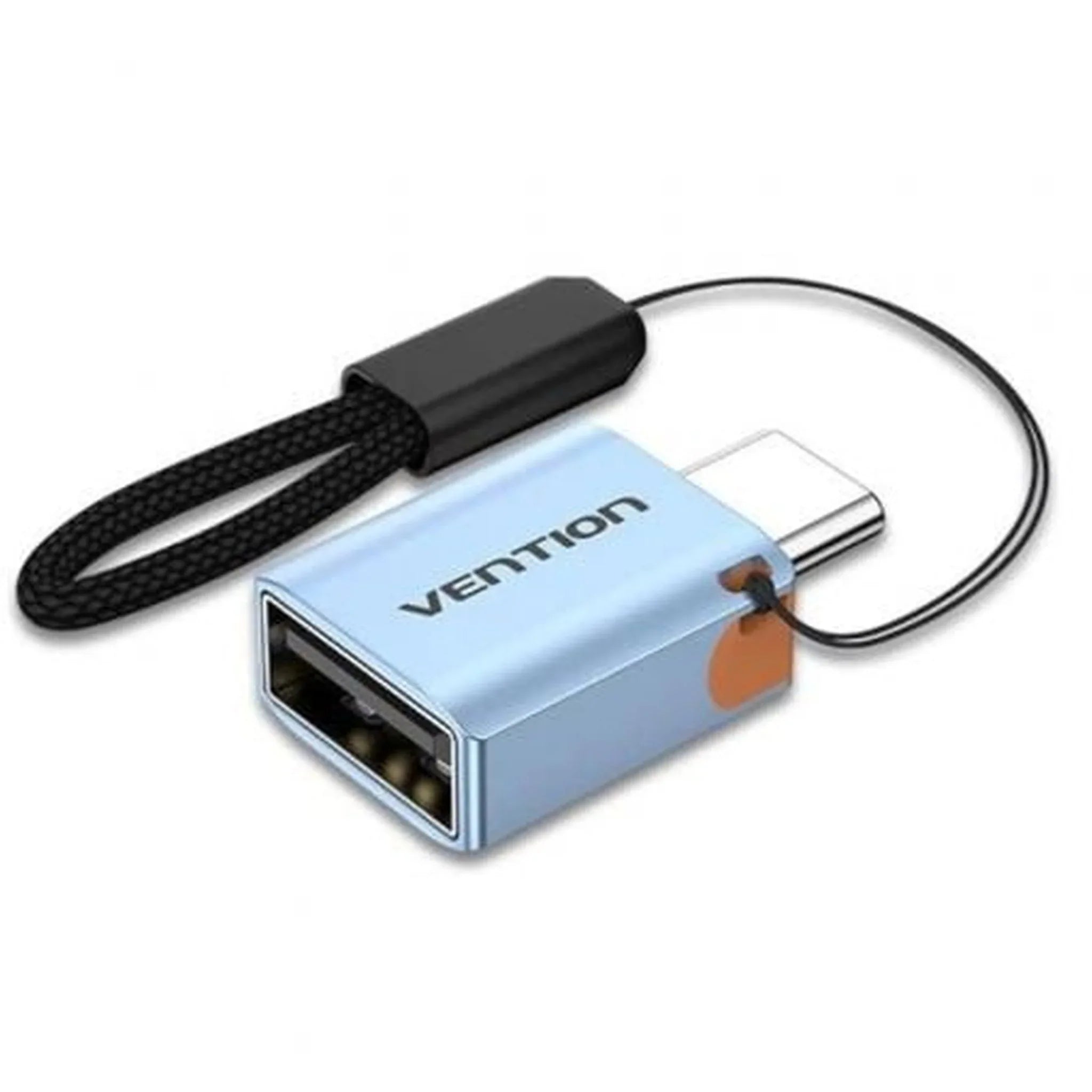 Adaptador OTG USB 3.1 Vention CUBH0/ USB Tipo-C Macho - USB Hembra/ Azul - PixelPlaza